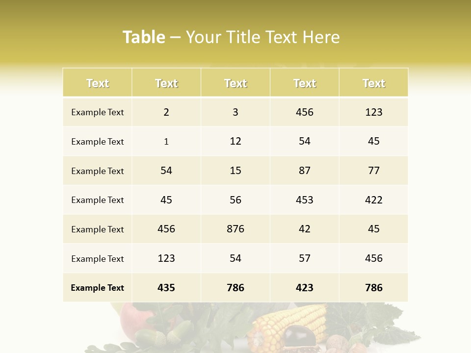 Mineral Ripe Sugar PowerPoint Template