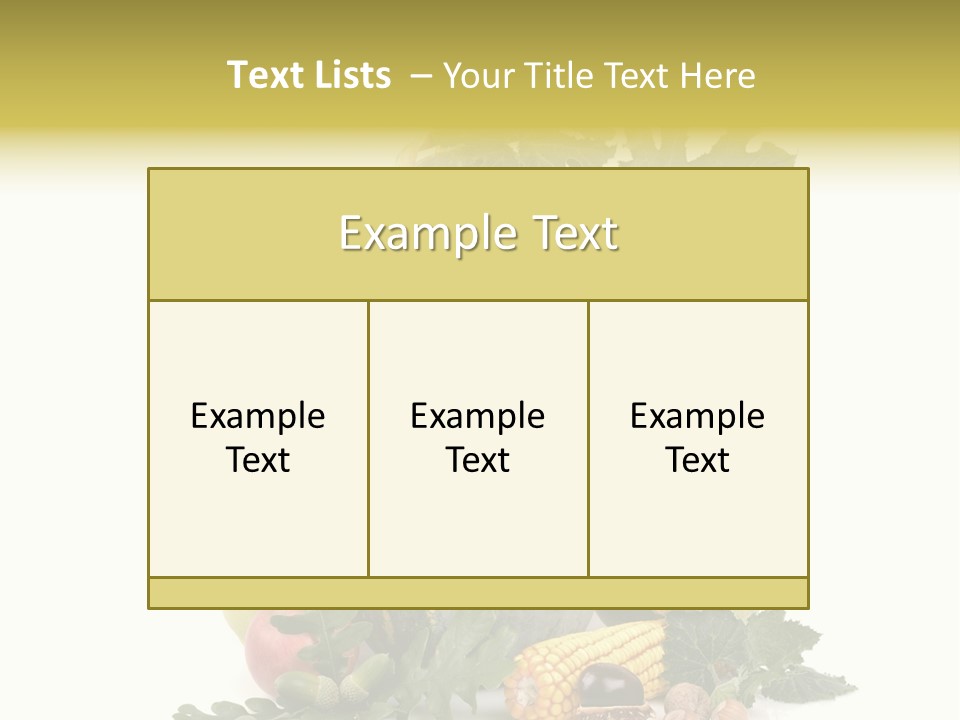 Mineral Ripe Sugar PowerPoint Template