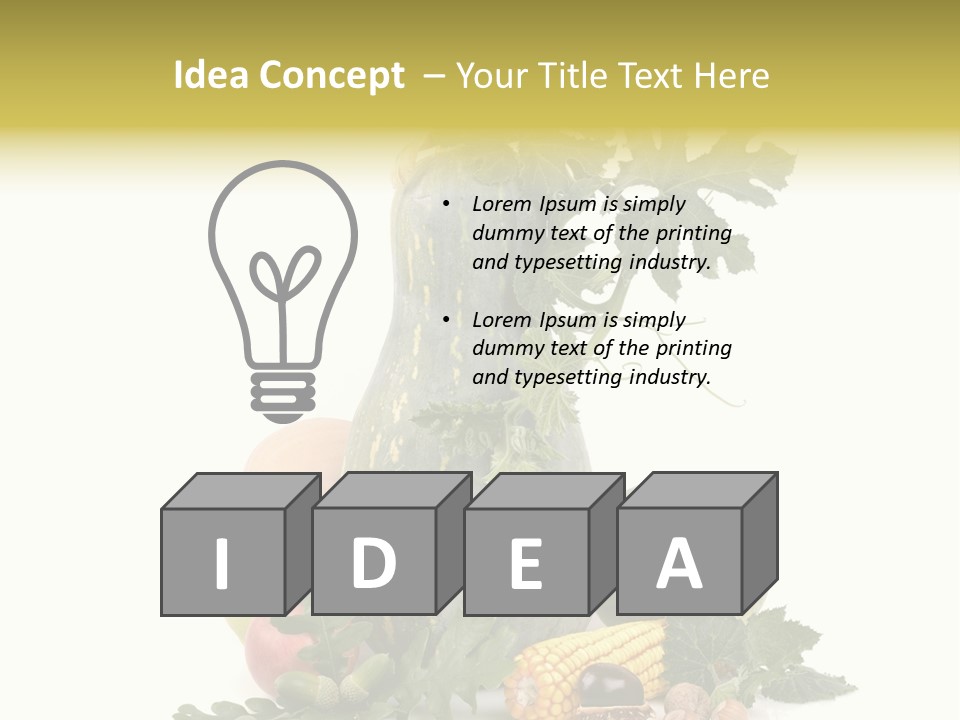 Mineral Ripe Sugar PowerPoint Template