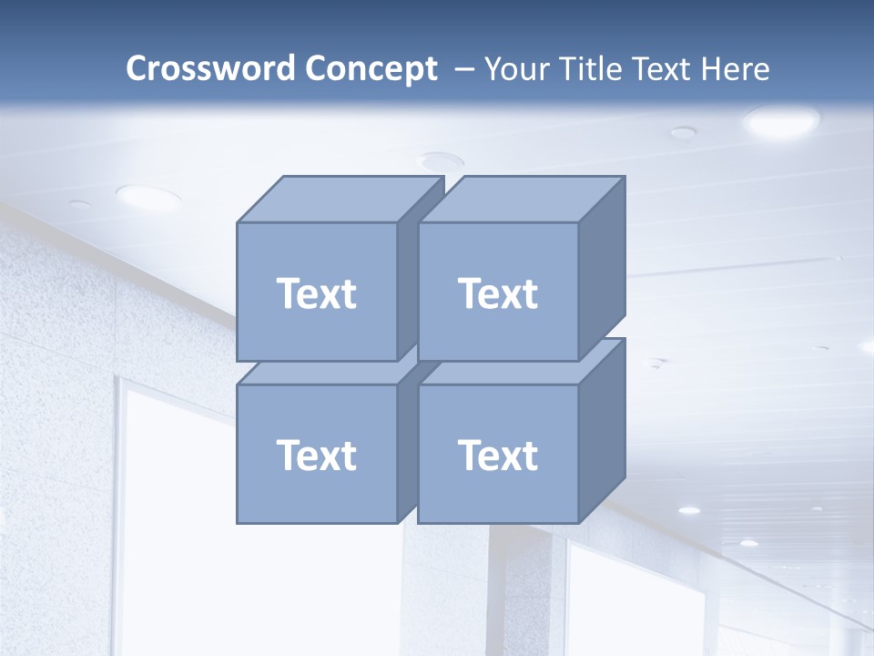 Wall Inside Banner PowerPoint Template