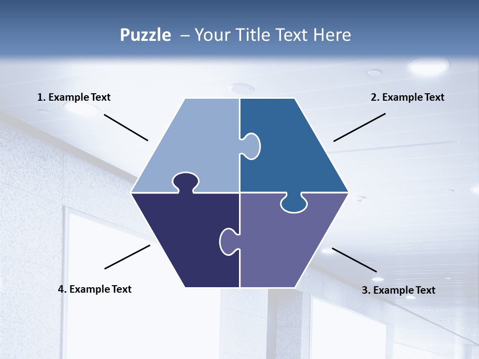 Wall Inside Banner PowerPoint Template