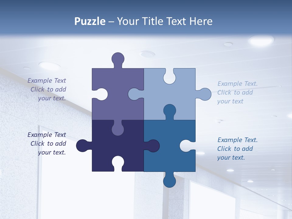 Wall Inside Banner PowerPoint Template