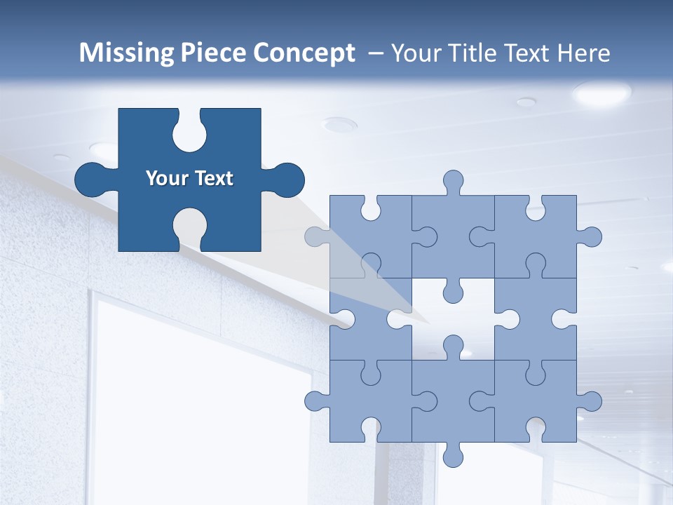 Wall Inside Banner PowerPoint Template