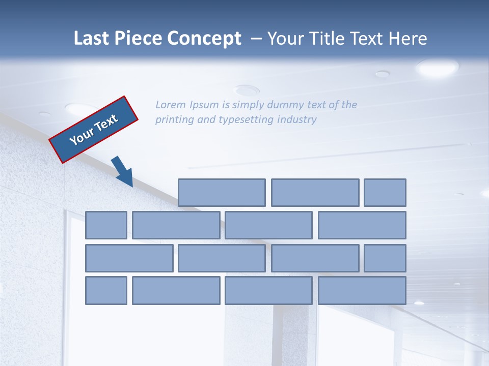 Wall Inside Banner PowerPoint Template