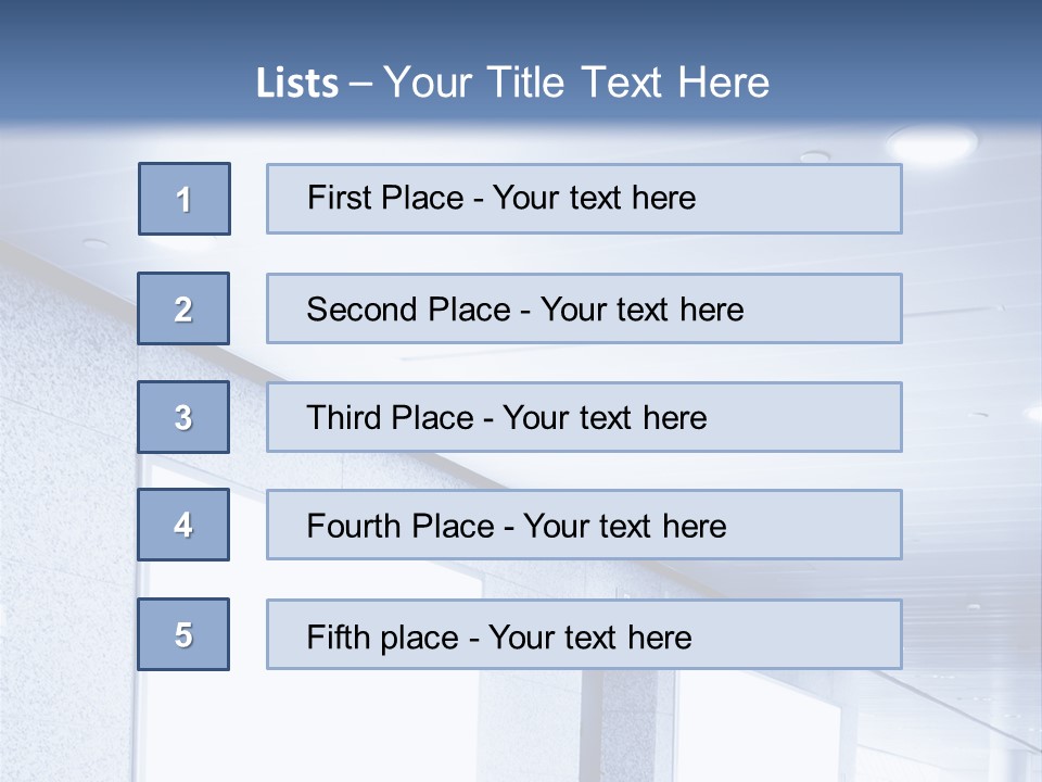 Wall Inside Banner PowerPoint Template