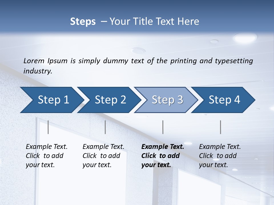Wall Inside Banner PowerPoint Template