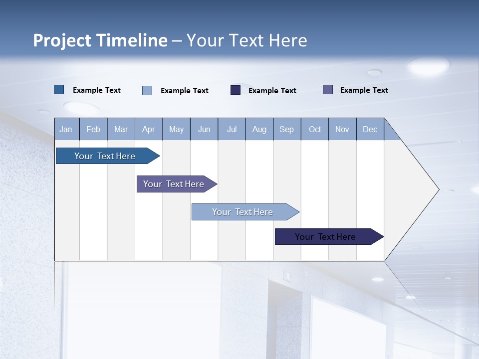 Wall Inside Banner PowerPoint Template