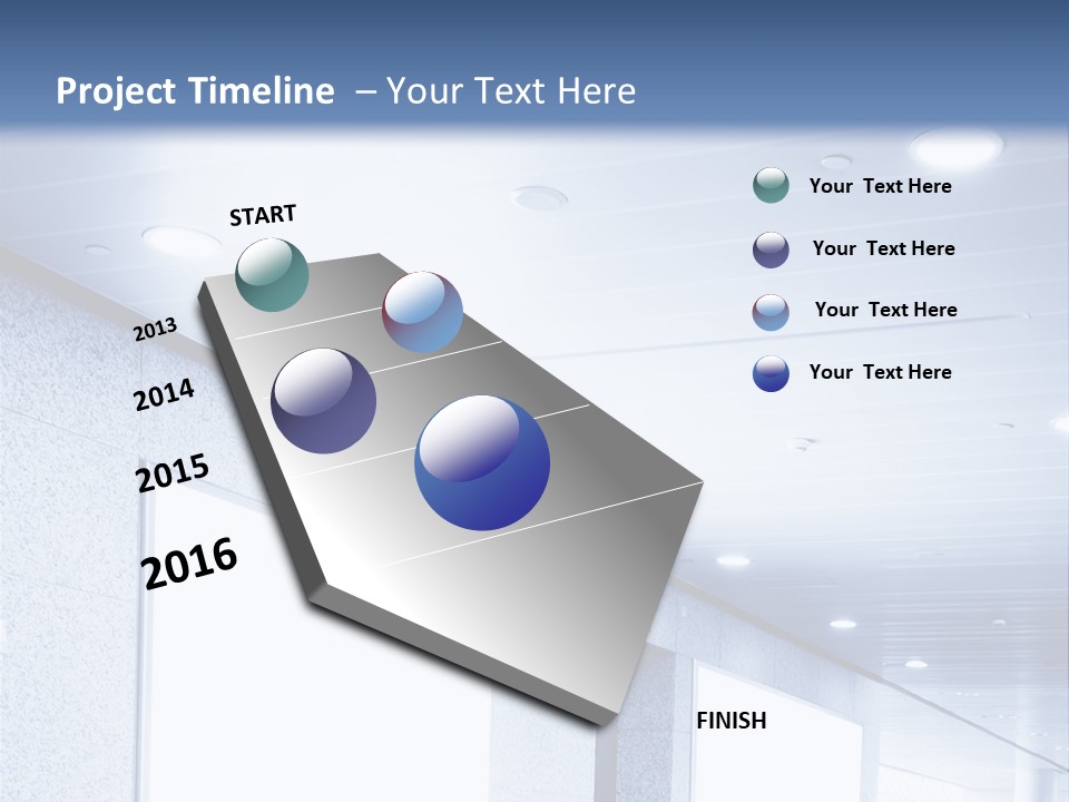 Wall Inside Banner PowerPoint Template