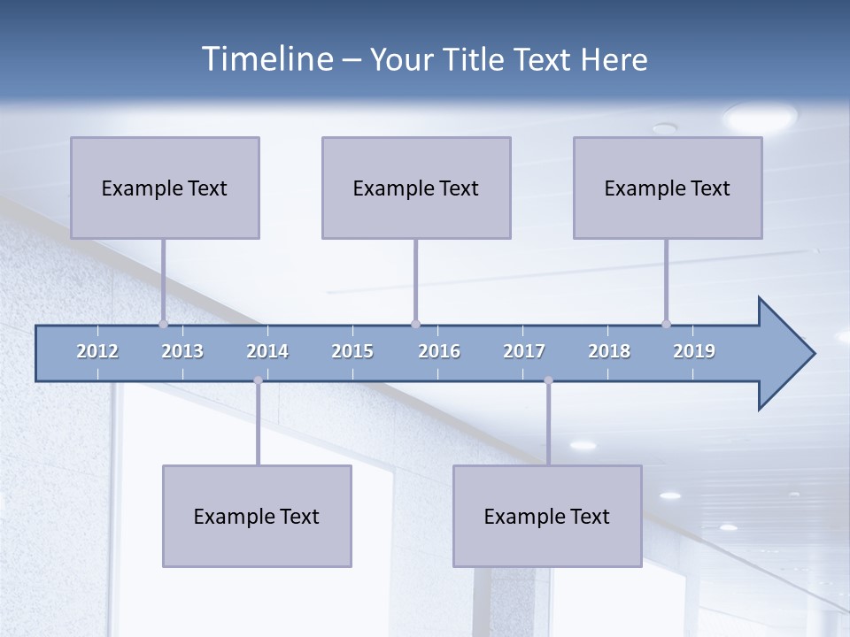 Wall Inside Banner PowerPoint Template