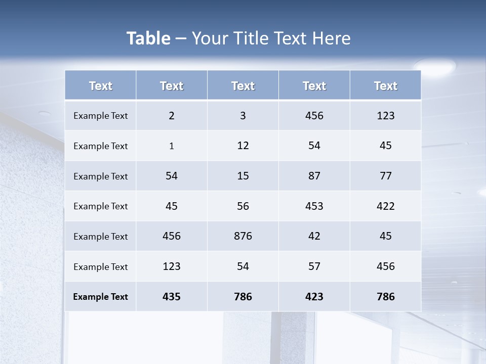Wall Inside Banner PowerPoint Template
