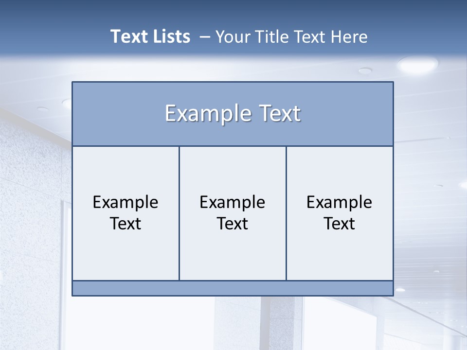 Wall Inside Banner PowerPoint Template