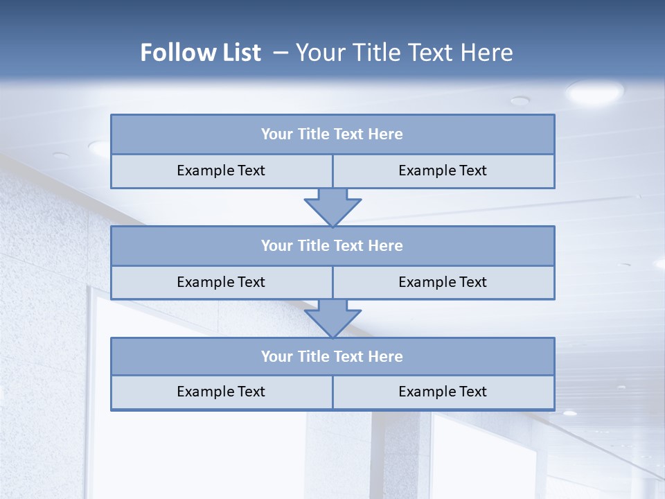 Wall Inside Banner PowerPoint Template