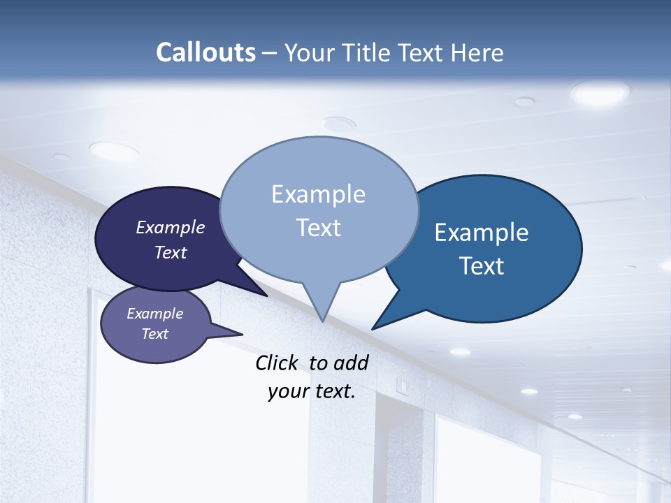 Wall Inside Banner PowerPoint Template