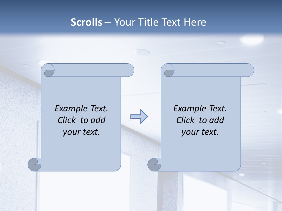 Wall Inside Banner PowerPoint Template