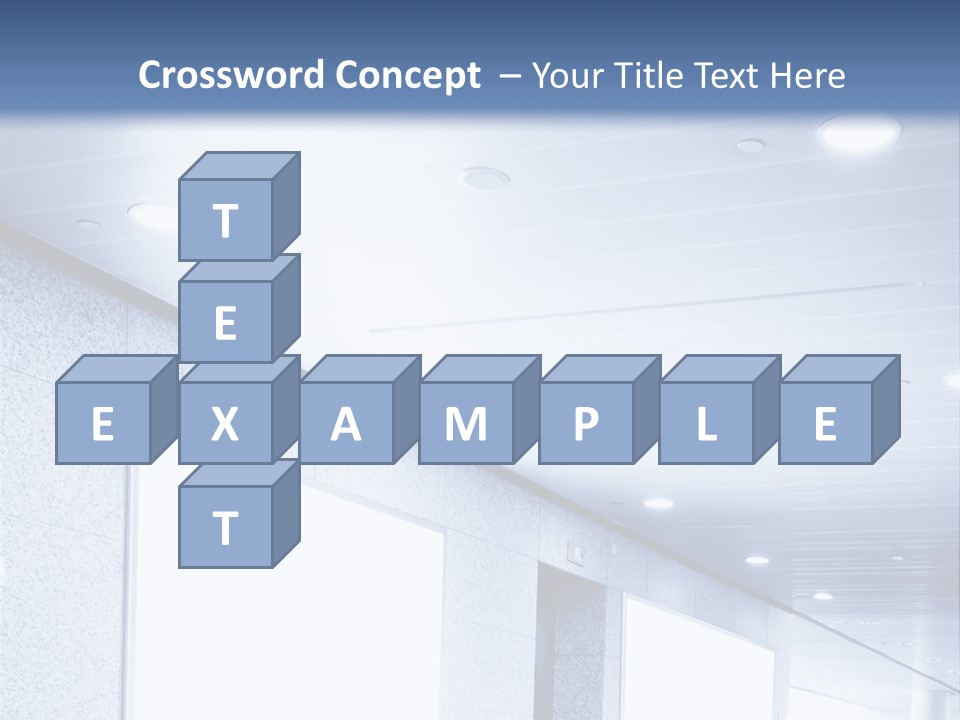 Wall Inside Banner PowerPoint Template