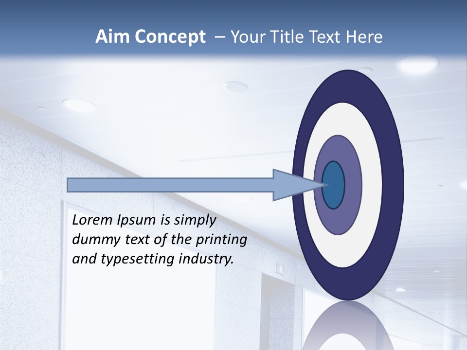 Wall Inside Banner PowerPoint Template