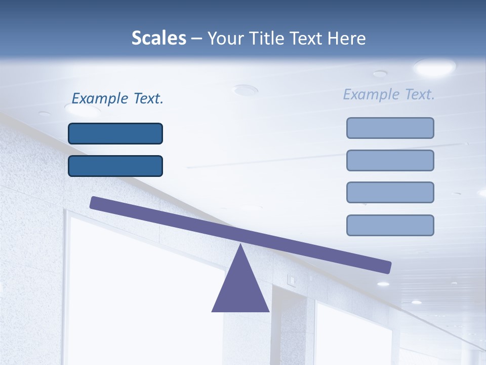 Wall Inside Banner PowerPoint Template