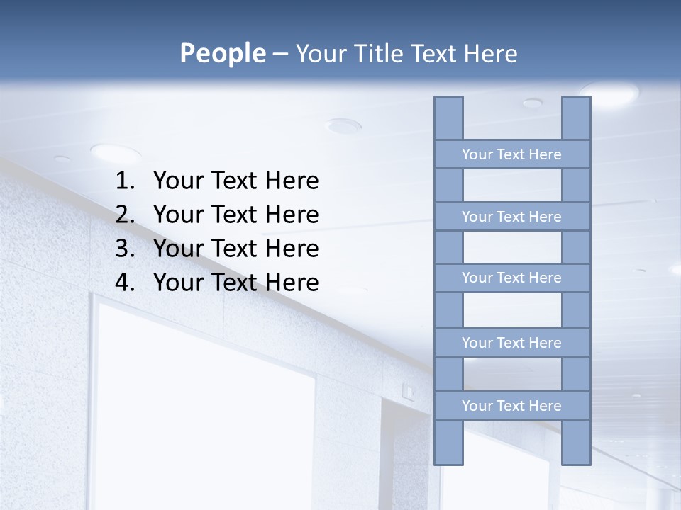 Wall Inside Banner PowerPoint Template