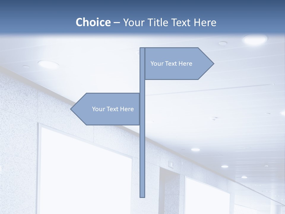 Wall Inside Banner PowerPoint Template