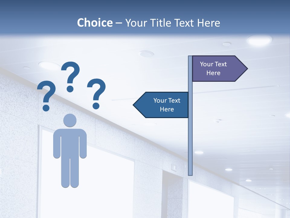 Wall Inside Banner PowerPoint Template