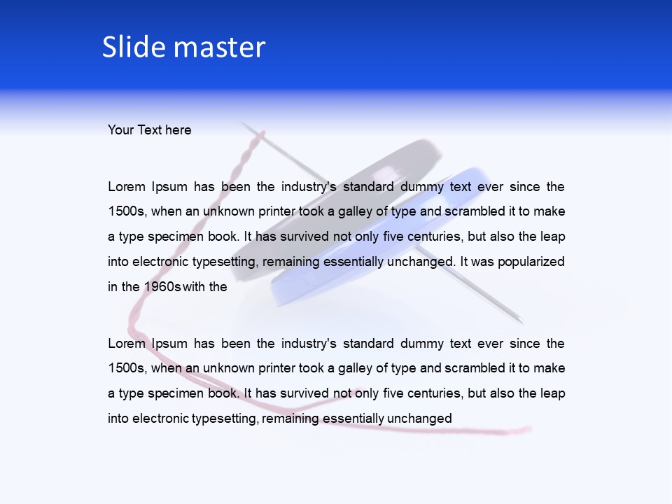 Cloth Bright Pattern PowerPoint Template