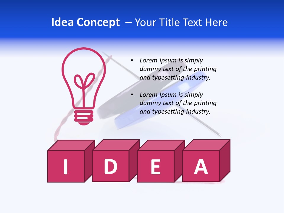 Cloth Bright Pattern PowerPoint Template