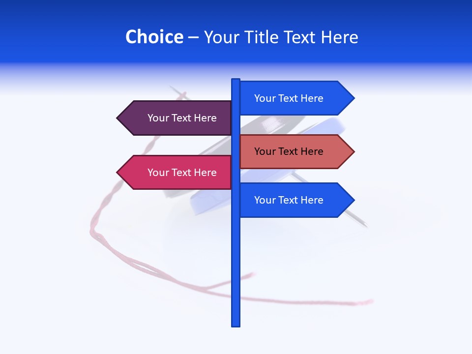 Cloth Bright Pattern PowerPoint Template