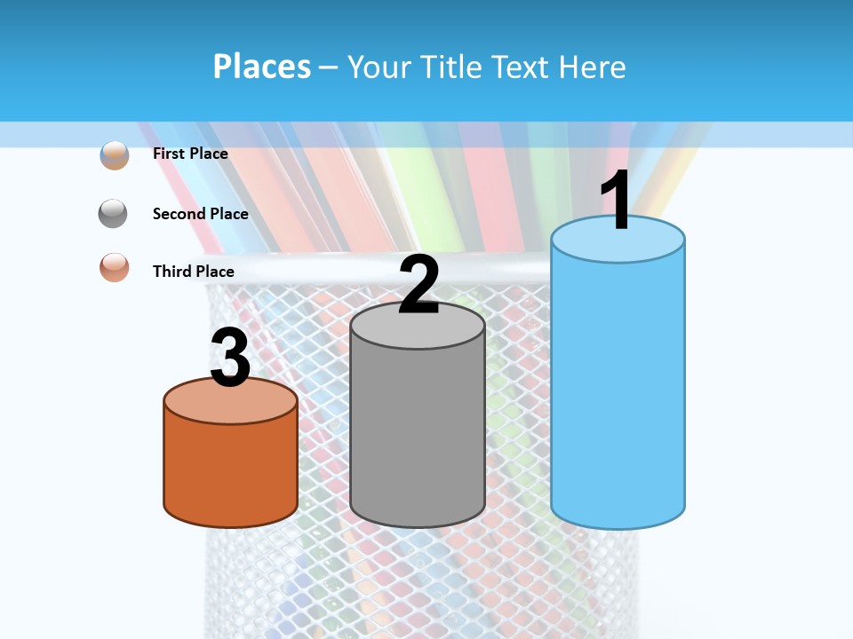 Pink Rainbow School PowerPoint Template