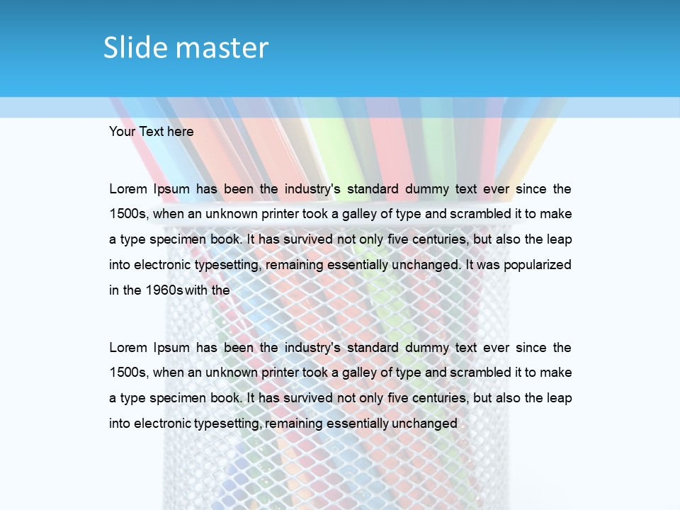 Pink Rainbow School PowerPoint Template