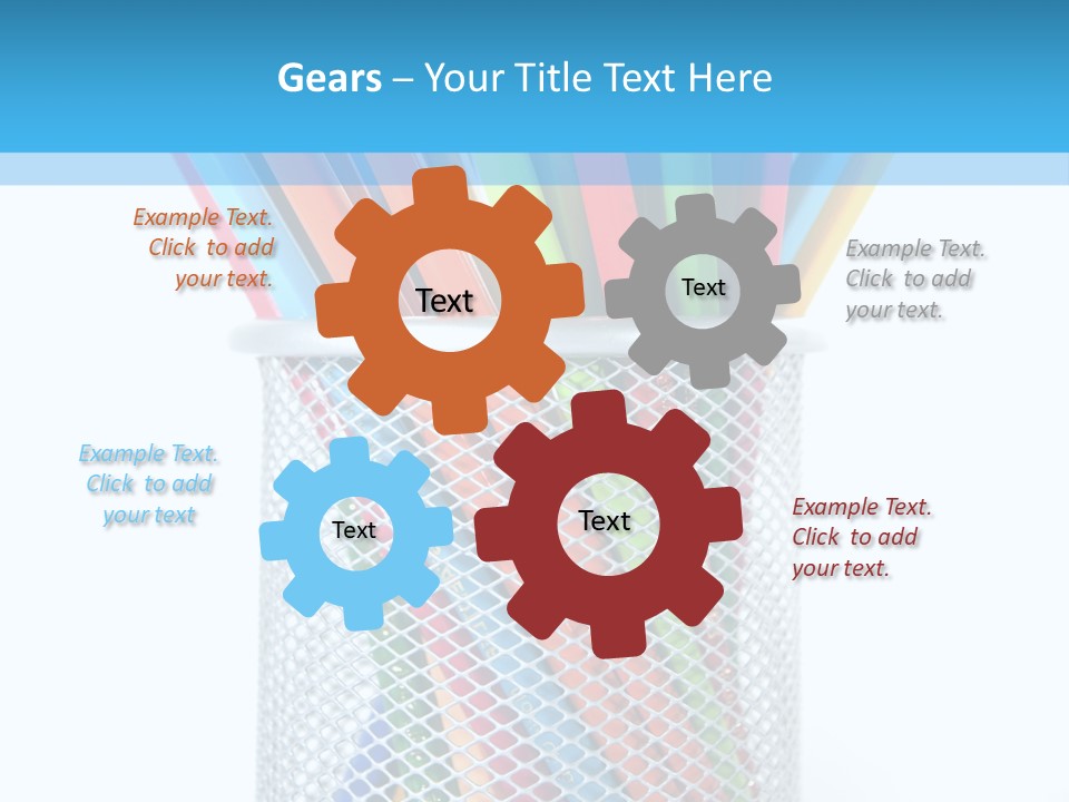 Pink Rainbow School PowerPoint Template