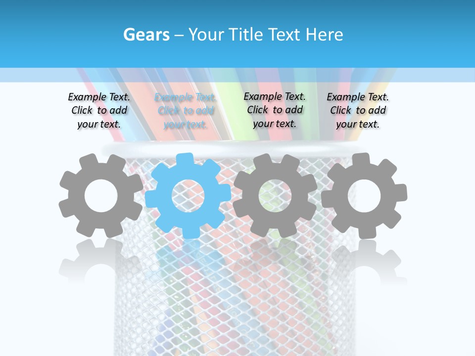 Pink Rainbow School PowerPoint Template