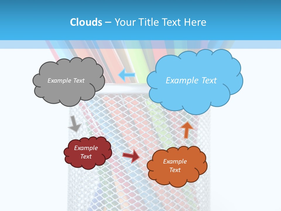 Pink Rainbow School PowerPoint Template