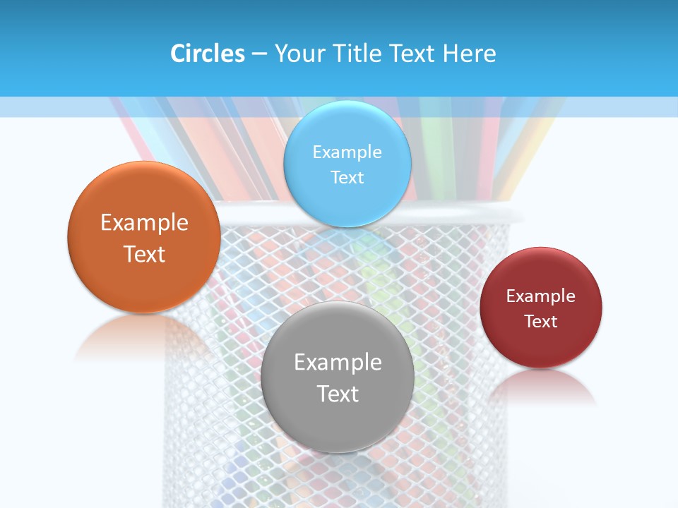 Pink Rainbow School PowerPoint Template