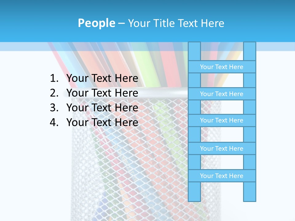 Pink Rainbow School PowerPoint Template