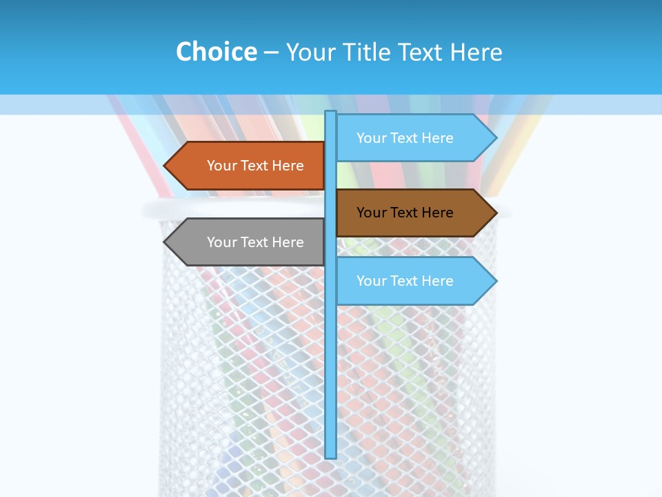 Pink Rainbow School PowerPoint Template