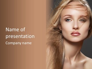 Wellbeing Cosmetic Eyes PowerPoint Template