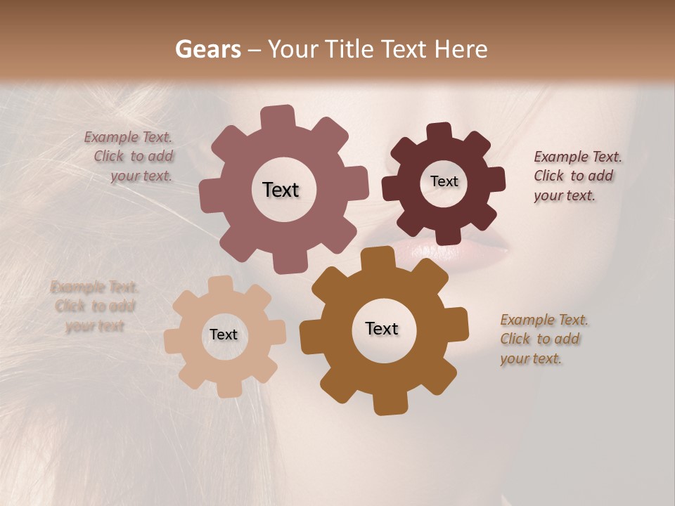 Wellbeing Cosmetic Eyes PowerPoint Template