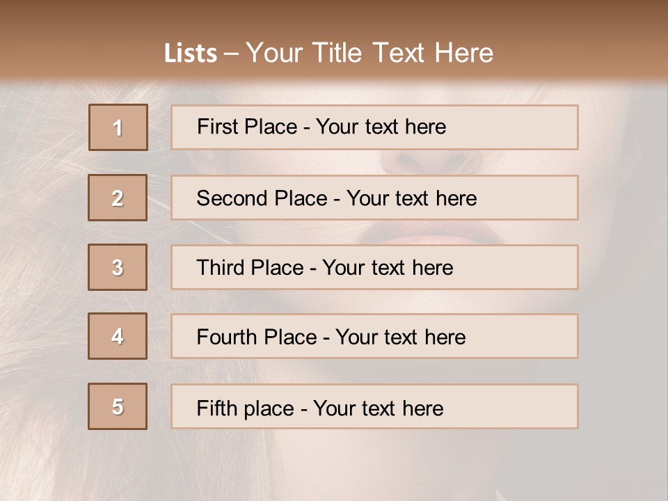 Wellbeing Cosmetic Eyes PowerPoint Template