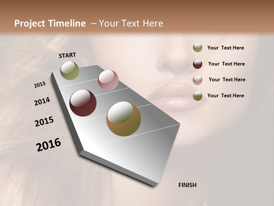 Wellbeing Cosmetic Eyes PowerPoint Template