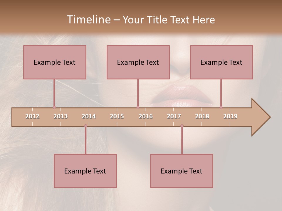 Wellbeing Cosmetic Eyes PowerPoint Template