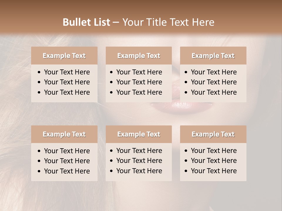 Wellbeing Cosmetic Eyes PowerPoint Template