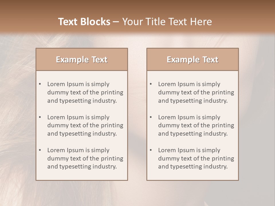 Wellbeing Cosmetic Eyes PowerPoint Template
