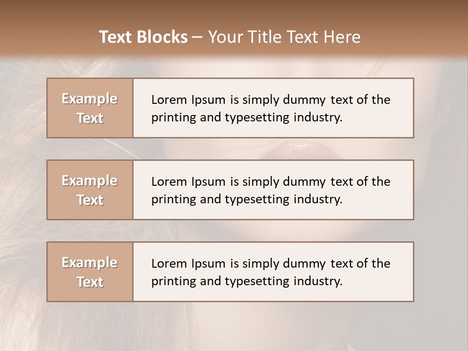 Wellbeing Cosmetic Eyes PowerPoint Template