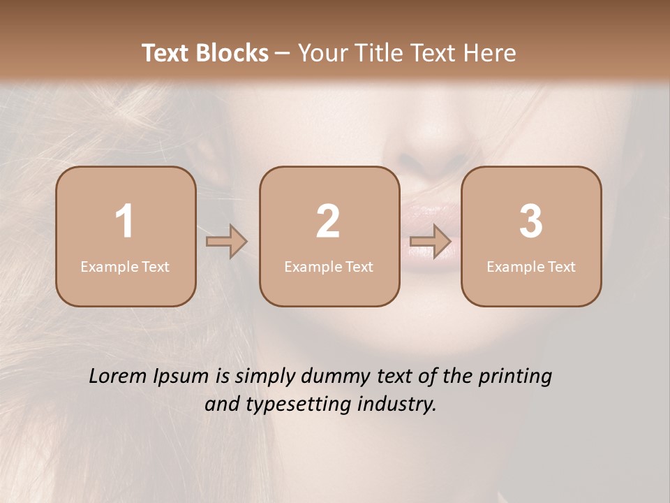 Wellbeing Cosmetic Eyes PowerPoint Template
