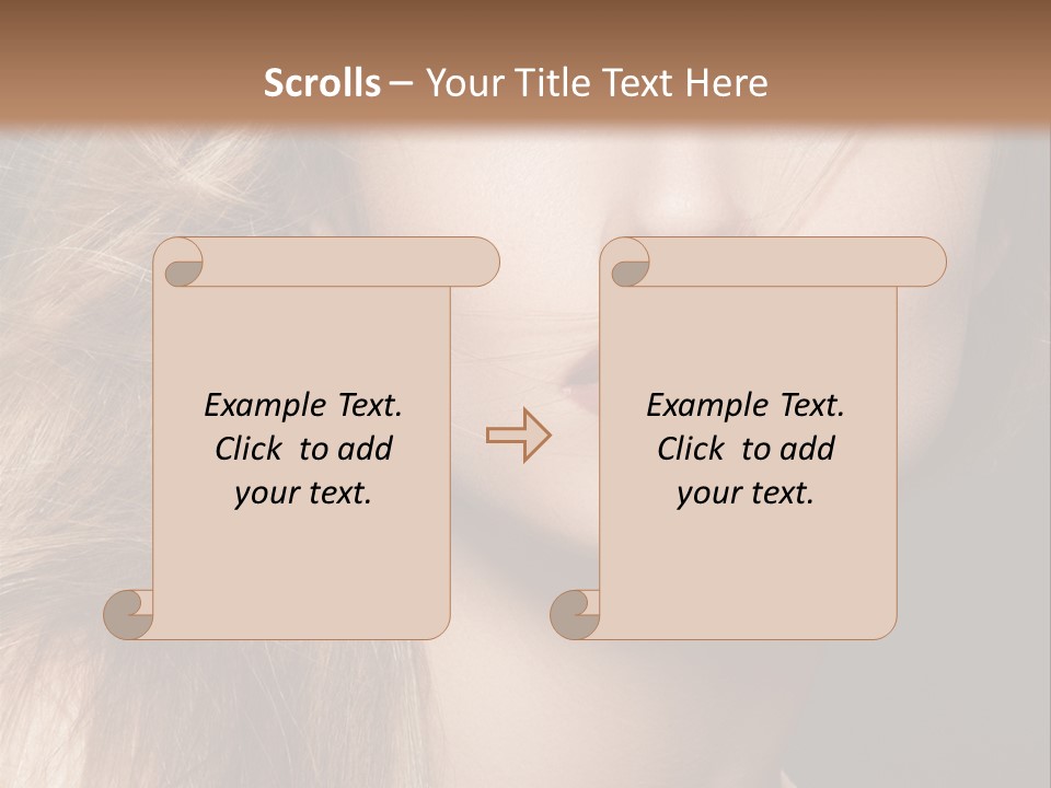 Wellbeing Cosmetic Eyes PowerPoint Template