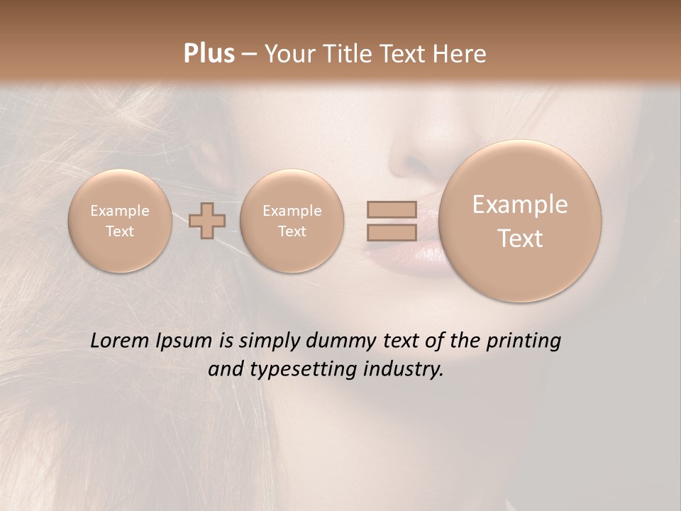 Wellbeing Cosmetic Eyes PowerPoint Template