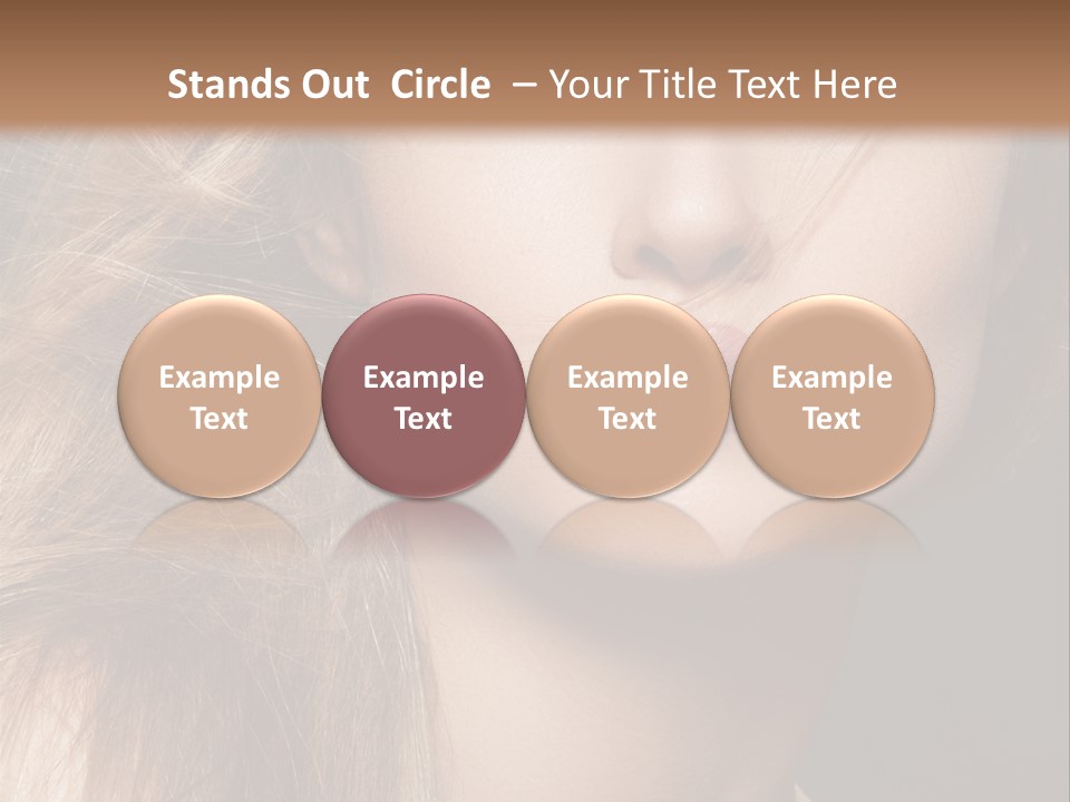 Wellbeing Cosmetic Eyes PowerPoint Template