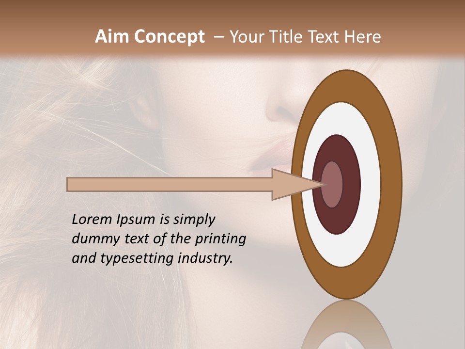 Wellbeing Cosmetic Eyes PowerPoint Template