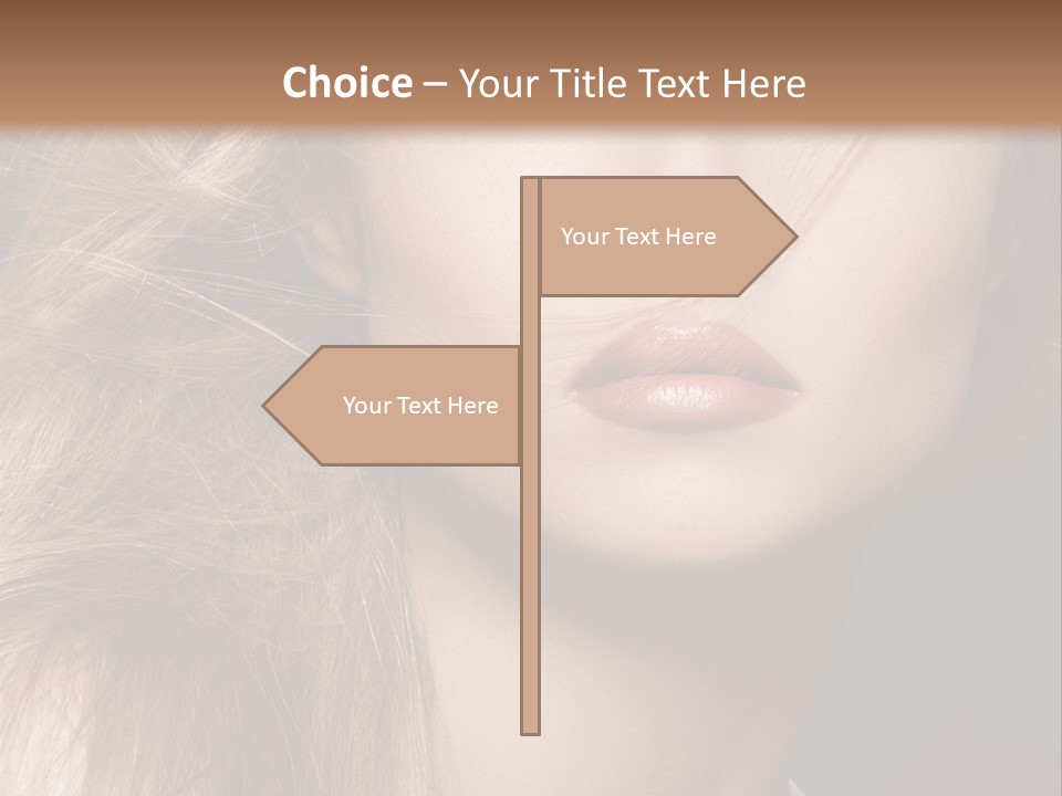 Wellbeing Cosmetic Eyes PowerPoint Template