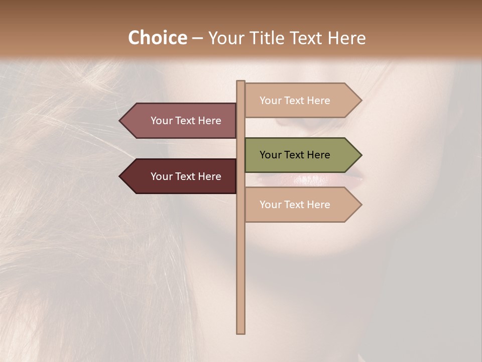 Wellbeing Cosmetic Eyes PowerPoint Template